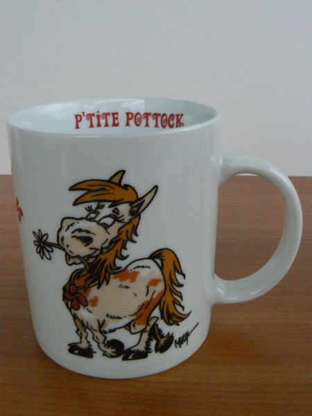 Mug décor P'tite Pottock (fille)