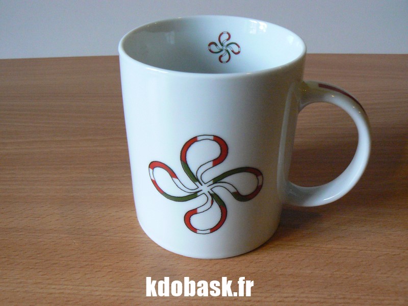 Mug croix basque drapeau basque